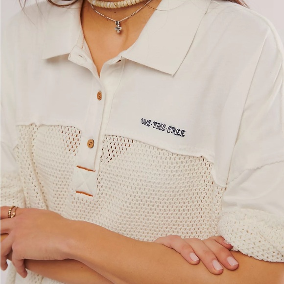 We The Free (Free‎ People) Don’t Rush Polo Top – Size S (EUC) - Picture 8 of 8